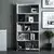 Hanah home Polica 120x75x65cm Belo-Plava
