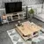 Hanah Home TV Komoda Akya, 160x38,6x35 cm, Bež-Bela