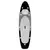 Set daske za veslanje stojeći na napuhavanje crni 360x81x10 cm
