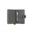 Usnjena denarnica Secrid Miniwallet Hexagon Grey siva barva