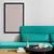 Plakat sodobna rožnata mavrica Mid-Century - 30x45 silver