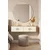 Hanah Home komoda Ida 120, 120 cm, hrast Sapphire / bela