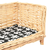 Košara za pse s jastukom 90 x 54 x 35 cm od prirodne vrbe