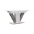 Venture Design Jedilna miza Disa 120x80 cm bela