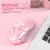 Eweadn Bežični Gaming miš, Žični, 2.4GHz, Roze