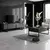 Hanah Home Luxe Set za dnevnu sobu, 2 komada, Antracit