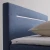 Boxspring Krevet Jerry-Exklusiv 120/200 cm , tamnoplava