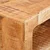 Vidaxl Toaletna mizica Rjava 90 x 76 x 45 cm Masiven les manga