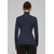 Womens knitted turtleneck in a navy design
