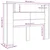 Uzglavlje Crni hrast 140 x 17 x 104,5 cm Konstruirano drvo