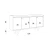 Hanah Home Komoda Bergen 150x75x40cm Bela