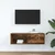 TV ormarić boja dimljenog hrasta 80x31x25,5cm konstruirano drvo