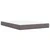 Vidaxl Box spring postelja z vzmetnico siva 140x190 cm umetno usnje