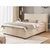 Bež boxspring postelja s prostorom za shranjevanje 180x200 cm Lysa – Ropez