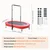 VEVOR Otroški trampolin 1435x970x965 mm Rdeč
