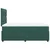 Vidaxl Box spring postelja z vzmetnico temno zelena 120x200 cm žamet