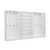 Hanah Home Ormar za hodnik Kale - 8127, 360x210x35 cm, Beli