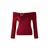 Trendyol Curve Ženska bluza Tbbaw26Af00094, Crvena
