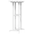 Set bar stolova za vrt 3 pcs Bijelo HDPE