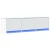 vidaXL TV omarica z LED bela 140x34x40 cm inženirski les