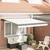 Povlačivi tende Bijela 300 x 250 cm Platno i Aluminij
