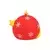 Lilalu Patkica - Red Christmas Ball - Rubber Duck