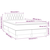 Krevet box spring s madracem LED tamnosmeđi 120x200 cm tkanina