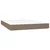 Vidaxl Box spring postelja z vzmetnico taupe 140x190 cm blago