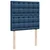 Vidaxl Box spring postelja z vzmetnico modra 90x200 cm blago