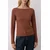 Trendyol Milla ženska bluza Twoaw25Bz00030, smeđa