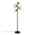 Opviq Podna lampa Benek-20-15-14514, 35x35x165 cm, IP20, Crno-žuta