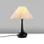 Opviq Stona lampa Luna-15253, 50x50x63 cm, IP20, Crno-bela