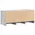 TV ormarić s LED svjetlima boja hrasta 97x34x40 cm drveni