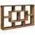 Zidna polica Staro drvo 85x16x52,5 cm Konstruirano drvo