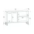 HANAH HOME Komoda Frezya Sapphire Oak