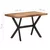 Blagovaonski stol 120 x 60 x 75 cm od masivnog drva s premazom