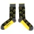 Nogavice Nirvana - Yellow Happy Face Pattern - ROCK OFF - NIRVSCK11MB