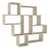 Hanah Home Zidna polica Parola, 115,5x 103,5x15 cm,Krem