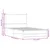 Vidaxl Kovinski posteljni okvir brez vzmetnice sonoma hrast 107x203 cm