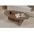 Nordure Klub sto Orba, 120x40x65 cm, Boje oraha