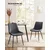 Songmics Set 2 jedilnih stolov 60x501x886 cm siva