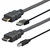 shumee Vivolink PRO 4m HDMI+USB A/B kabelski adapter črne barve