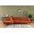 Atelier del Sofa Ugaona garnitura Mustang Narandžasta