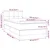Vidaxl Box spring postelja z vzmetnico temno rjava 90x200 cm blago