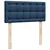 Vidaxl Box spring postelja z vzmetnico modra 90x200 cm blago