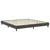 Vidaxl Boxspring postelja temno siva iz blaga 200x200 cm