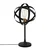 Opviq Stona lampa E27 Socket, Zlatno-Crna