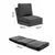 Atelier del Sofa Fotelja Taida 185x60?cm Siva