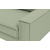 ATELIER DEL SOFA Sofa sa 3 sedišta Sparrow Extra 3 Sea Green Walnut