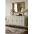 Hanah Home komoda Salkim 150, 150 cm, bela / zlatna / travertin